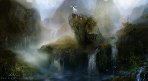 megarah-moon:“His Realm” by Bente Schlick
