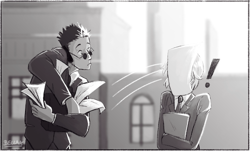 bellarts:I joked about Paperman AU leokura once with a friend and then I couldn’t let go of th