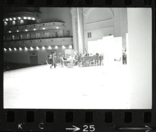 Rehearsals from the North America tour 1971(Source: National Museum of American History - Faris and 