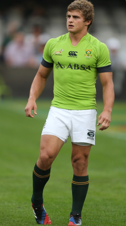 Pat Lambie of South Africa