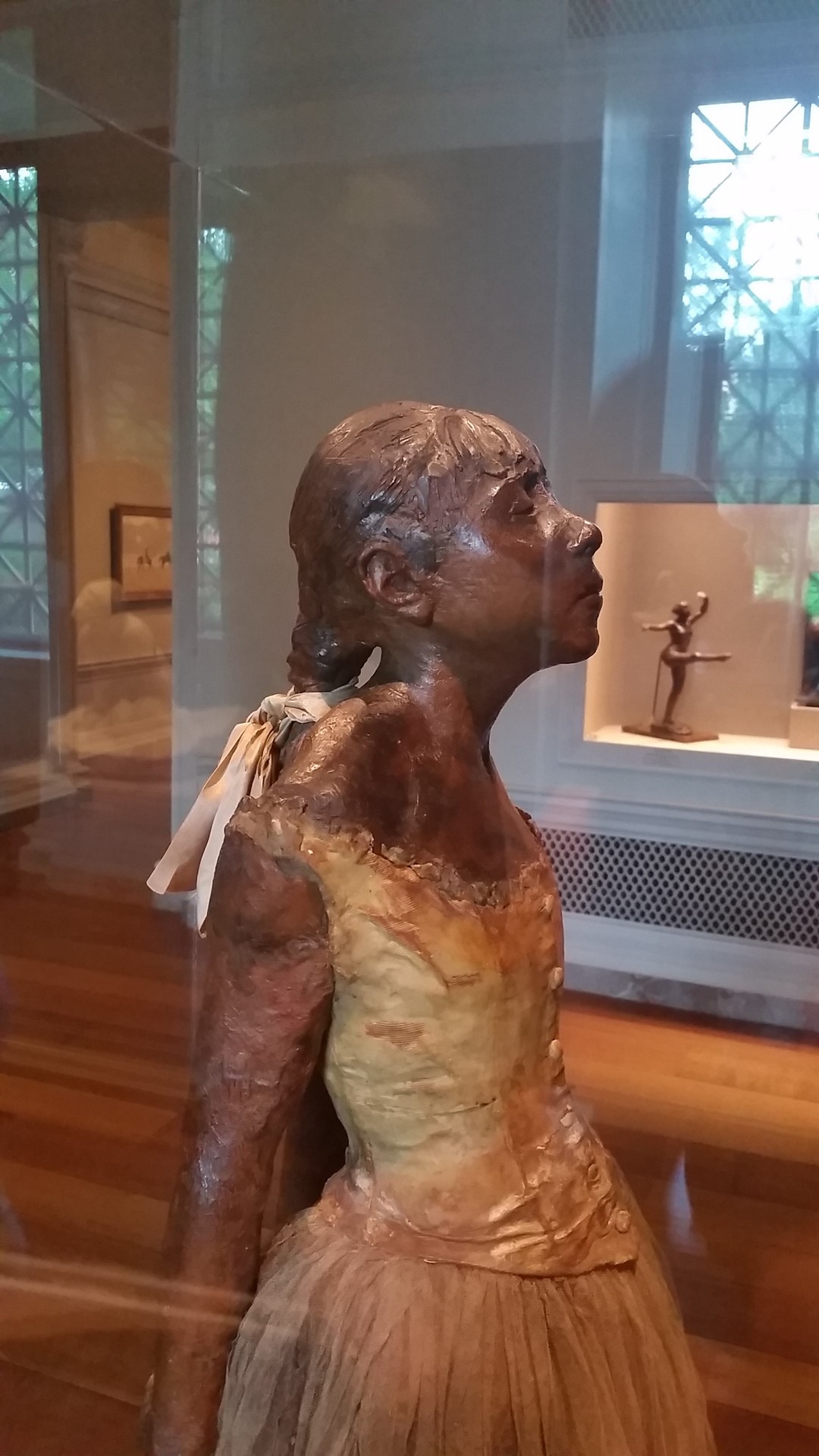 phantomonabudget:  Little Dancer, Aged Fourteen (1881, Edgar Degas)(pigmented beeswax,