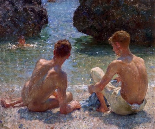 gayartists:The Critics (1927), Henry Scott Tuke