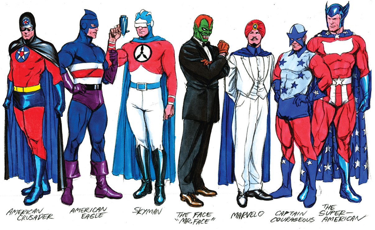 brianmichaelbendis:  Reimagined Golden Age Heroes by Alex Ross