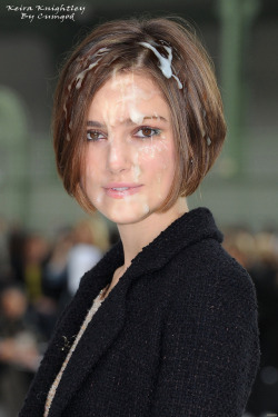fakesby:  Keira Knightley faked by Cumgod