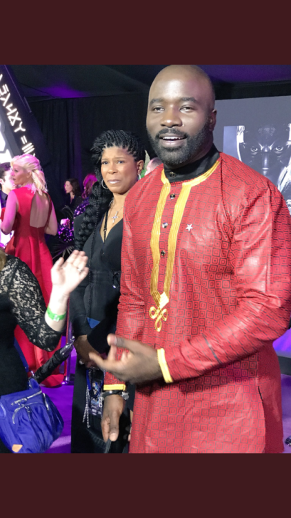 b3hold-a-lady:Black Panther Premiere dress code: African ROYALTY