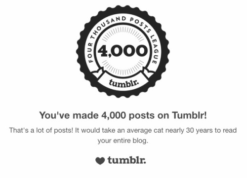 4,000 posts!