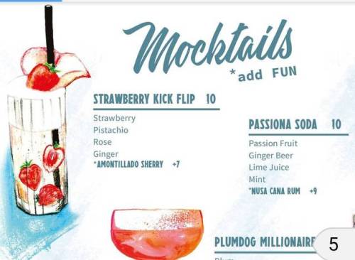 I was checking out the mocktail menu ahead of a friend’s milestone birthday celebration and sm