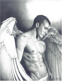 Men-In-Art:  Angelic Gazemaciel Cantelmo 