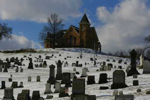 taphophilia:   	church by MissMessie    	 