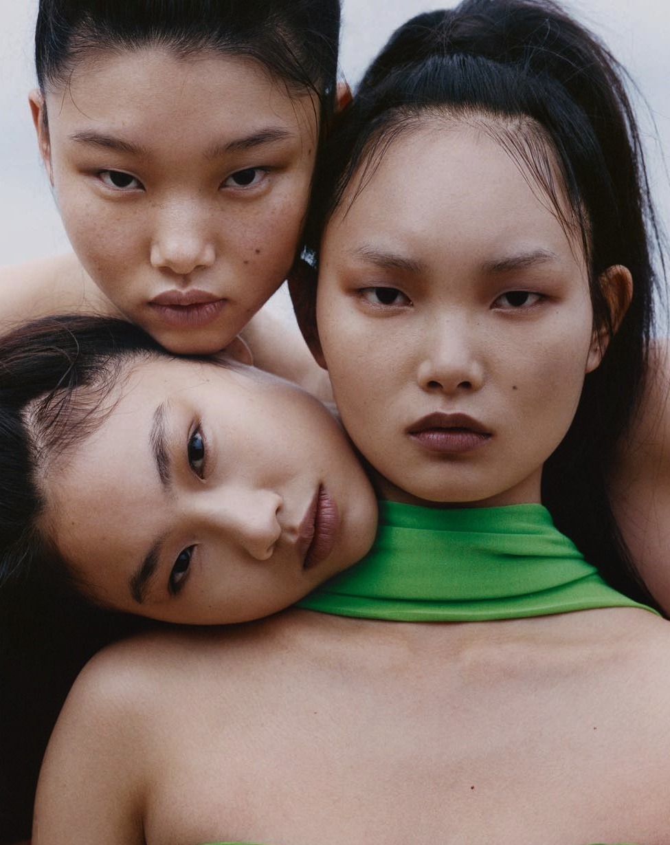 pocmodels:  Hoyeon Jung , Ling Chen &amp; Yoon Young Bae by Alexandra Leese for