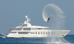 Livin’ large (flying with a water jetpack