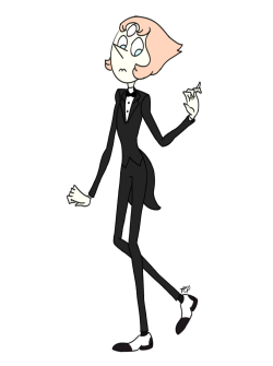technical-cutie-pie:  I canNOT draw enough Pearl in a tux 