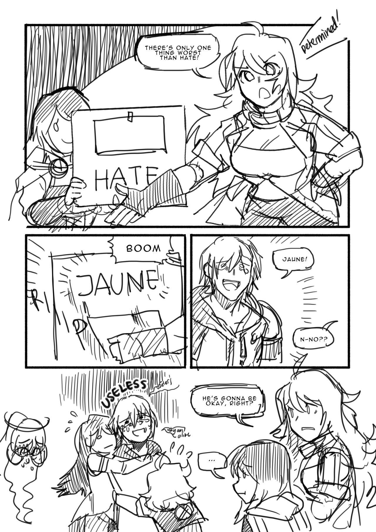 mageknight14: mrk50:   gorillageek27:  Yang: *next to a sign* theres only one thing