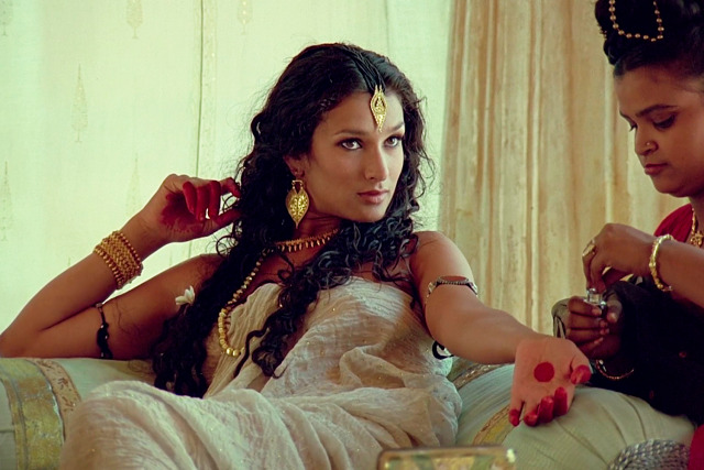 Indira Varma in Kama Sutra: A Tale of Love (dir. Mira Nair - 1996).