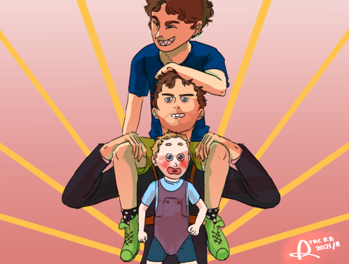 cheeriosnuggles: “ In which Ronan and Matthew are orphans, Jordan runs a daycare center, and Declan 