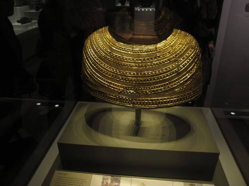 Gold cape (part of a ceremonial dress) - solid sheet-gold object dating from about 1900–1600 B