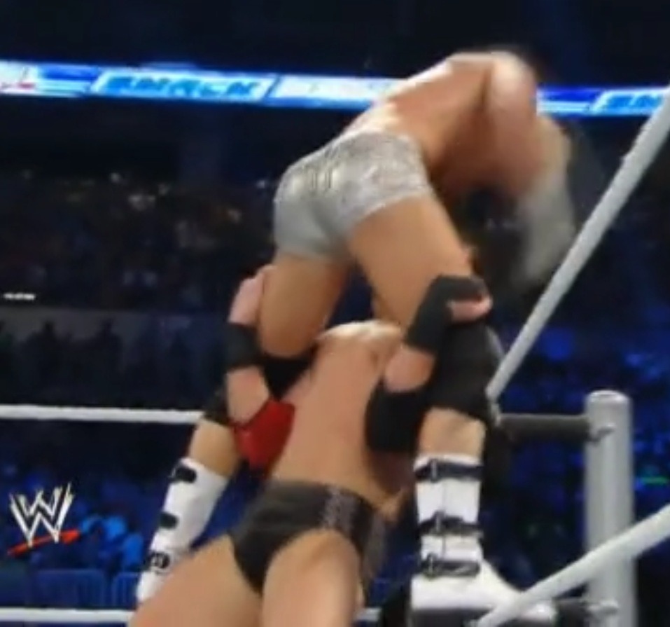 ablubluh:  trying to convince a friend wrestling is not softcore gay porn is a losing