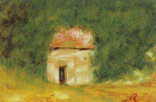 The Little House, Pierre-Auguste RenoirMedium: oil,canvas