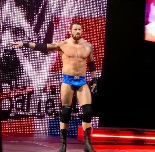 Is his bulge too big for tv or something?! Is that why he’s not wrestling?