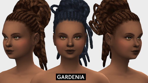 ctrlshiftsee: Gardenia Hair | @wondercarlotta | Witching Hour Recolour you need the mesh   Edited Wi