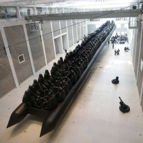 AI WEIWEI. REFUGEE CRISIS. 258 REFUGEES. 