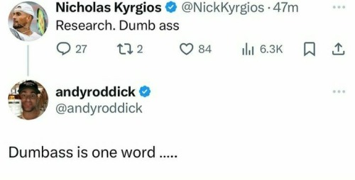 Joining The Kyrgios - Roddick War On The Side Of Roddick