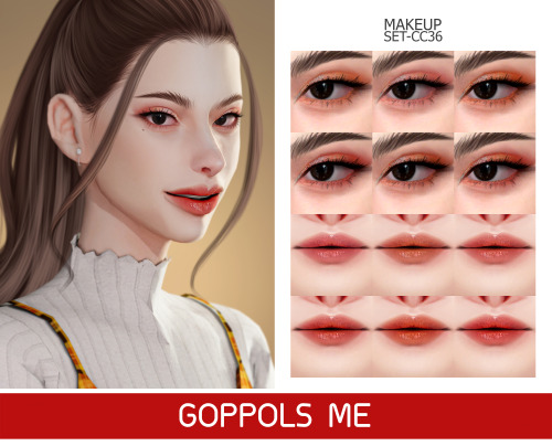 GPME-GOLD MAKEUP SET CC36DownloadHQ mod compatibleAccess to Exclusive GOPPOLSME Patreon onlyThank fo