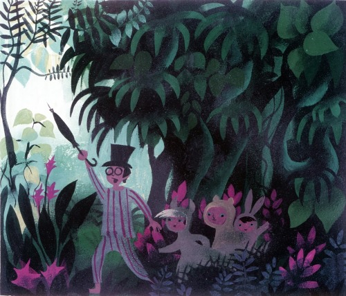 Peter Pan concept art by Mary Blair