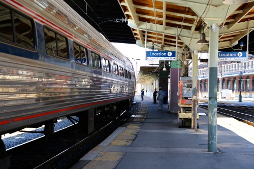 All Aboard… At Union Station in Washington, D.C., on an Amtrak ride from Fredericksburg to Ba