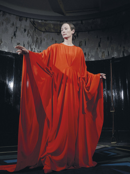 lottereinigerforever: Tilda Swinton photographed by Sandro Kopp on the set of Luca Guadagnino’s “Sus