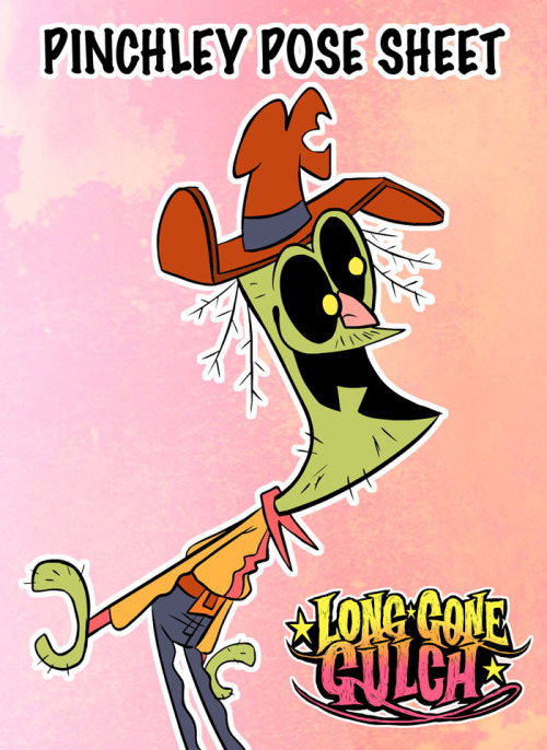 longgonegulch: Its been a while since we made a new pose sheet. Here’s Pinchley, the Gulch’s own ca