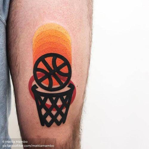 By Mattia Mambo, done in Meda. http://ttoo.co/p/35603 ball;basketball ball;basketball;big;contemporary;facebook;mattiamambo;pop art;sport;thigh;twitter