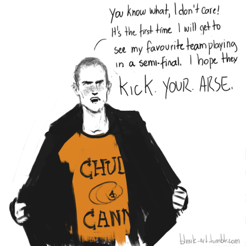 blvnk-art: “Yeah, size is no guarantee of power,” said George. “Look at Ginny.&rdq