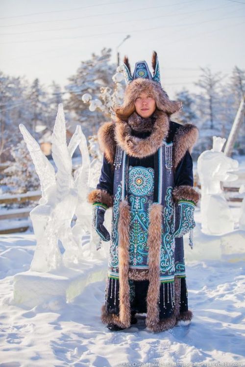 delphinidin4:maneth985:sartorialadventure:Yakut fashion, Sakha Republic (Yakutia)1. Yakut outfit by 