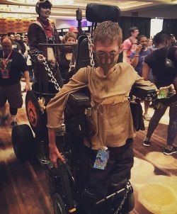 violetverdeau:  boredpanda:    Disabled Student Turns Wheelchair Into Epic Mad Max Cosplay    Give it the fuck up for Mr. Ben Carpenter… LIKE. A. BOSS! 