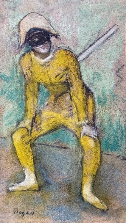 The Yellow Harlequin, Edgar Degas, ca. 1884(photo credit: Didier Descouens)