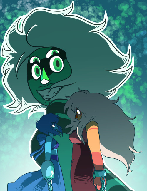 mcsiggy: “we’re malachite now!” shading is hard im sorry 