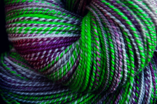 fatbottompurls:  New yarn in the shop! It’s called Season of the Witch. The perfect yarn for y