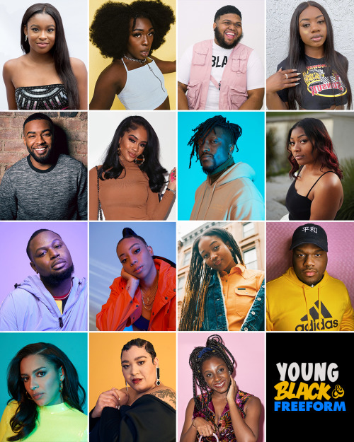 Behold the melanin-poppin’ excellence of the #YoungBlackAndFreeform inaugural honorees. Content make