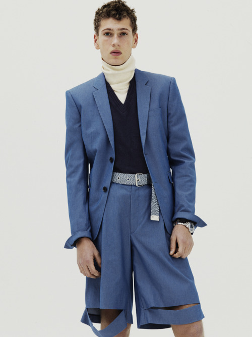 justdropithere:  Hugo Villanova by Nik Hartley - L’Officiel Hommes NL, SS15