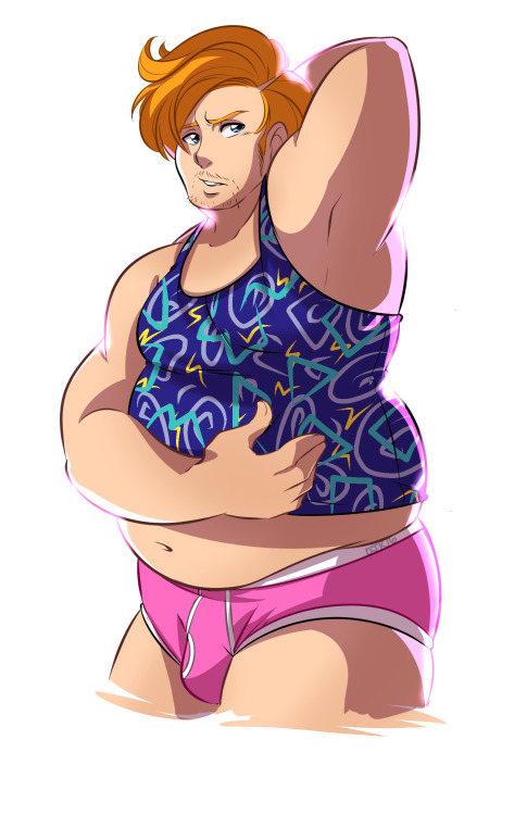 A cute boy in a cute tank and undies for ya.