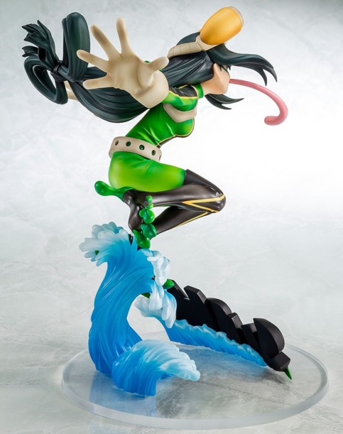 hobbylinkjapan: Bellfine brings us the very first scale figure of Tsuyu Asui from “My Her