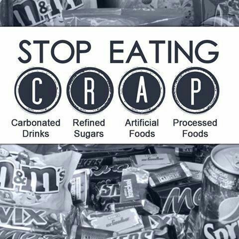 healthmagazineuniverse:Stop eating CRAP