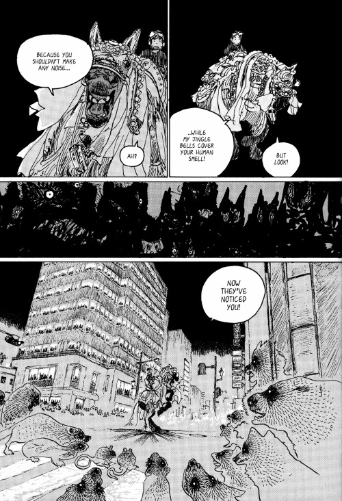 thesaddestbitchinallofspectrum:  Daisuke Igarashi, from ‘Japan as Viewed by 17 Creators’(that last image is a double page spread, make sure to click to view it large!) 