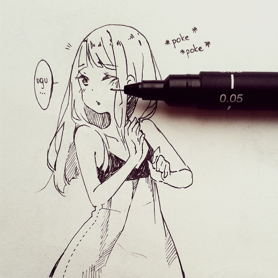 yennineii:  ( •̀ω•́ )σ  pokes 