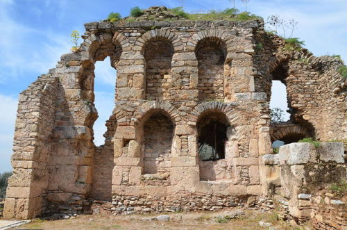 historyfilia:Roman library from Nysa on the Maeander, Turkey