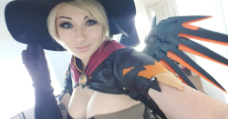 cosplay-galaxy:Witch Mercy from Overwatch by Kayla Erin