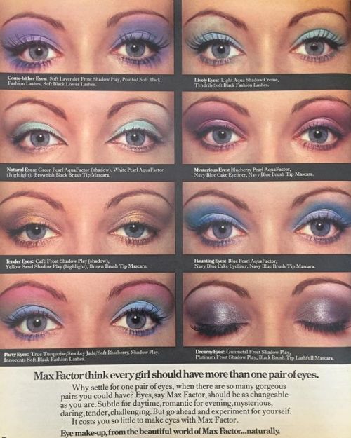 sophiecarolineeeee: Max Factor ad from Petticoat Magazine, June 1972. 