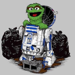 #oscarthegrouch #r2d2 #sesamestreet #starwars