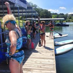 Congrats to the freshly minted Level 1 coaches. #supfit #supfitness #fitness #standuppaddle #standup #education #learn #learning #PaddleFit #paddlefitness #dock #certification (at Port Of Kimberling Marina)